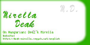 mirella deak business card